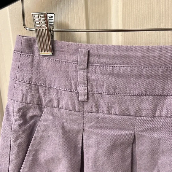 Zara Basic Pleated Lavender Skirt - Picture 2 of 6